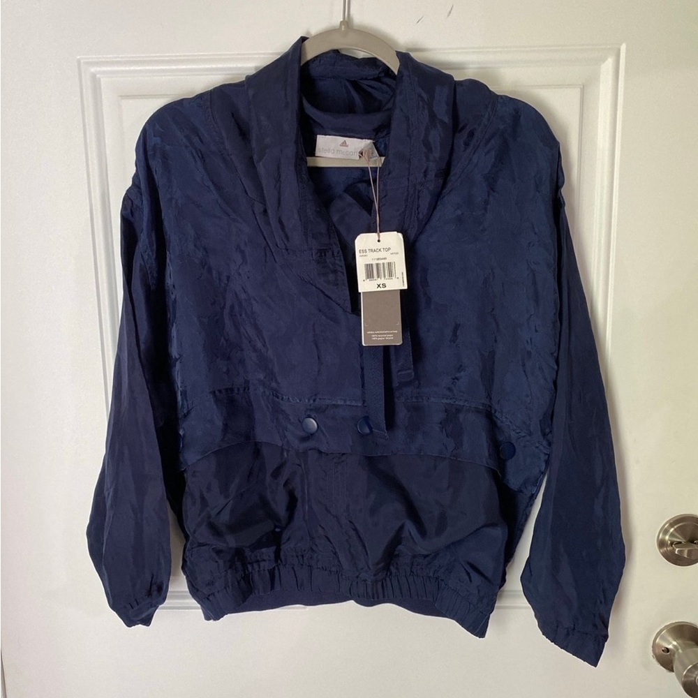 Adidas by Stella McCartney Navy Blue Ess Track Top